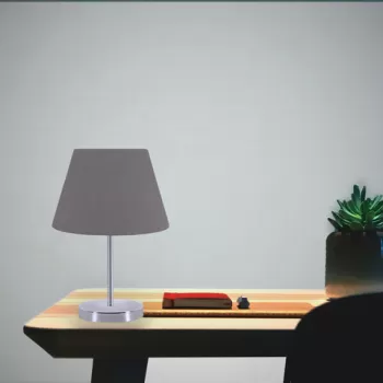 Lampa de masa, Insignio, 780SGN1824, PVC, Gri imagine