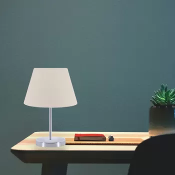 Lampa de masa, Insignio, 780SGN1825, PVC, Crem imagine