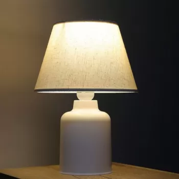 Lampa de masa, Insignio, 780SGN1950, PVC, Crem imagine