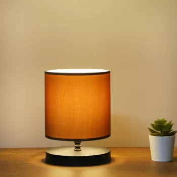 Lampa de masa, Insignio, 780SGN1982, Textil, Maro imagine