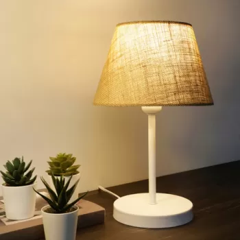 Lampa de masa, Insignio, 780SGN2547, Metal, Crem/Alb imagine