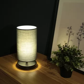 Lampa de masa, Insignio, 780SGN2579, Lemn, Antracit imagine