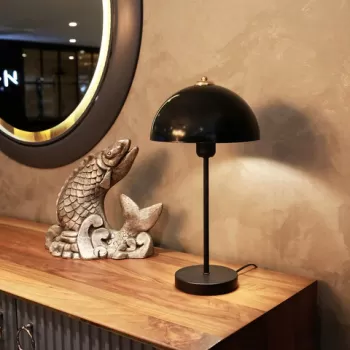 Lampa de masa, Insignio, 780SGN2628, Metal, Negru imagine