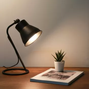 Lampa de masa, Insignio, 780SGN2630, Metal, Negru imagine