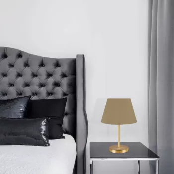 Lampa de masa, Insignio, 780SGN4505, PVC, Auriu imagine