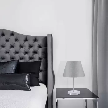 Lampa de masa, Insignio, 780SGN4506, PVC, Gri imagine