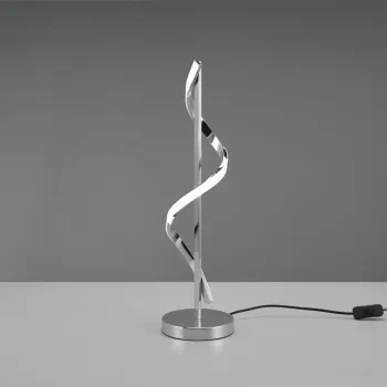 Lampa de masa Isabel, RL, 15x56 cm, 8.5W, 1x SMD, metal, argintiu imagine