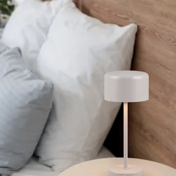 Lampa de masa Jeff, RL, 12.5x30 cm, 1.5W, 1x SMD, metal, gri deschis imagine