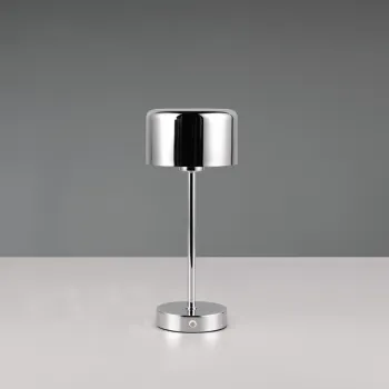 Lampa de masa Jeff, RL, 12.6x30 cm, 1.5W, 1x SMD, metal, argintiu imagine