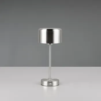Lampa de masa Jeff, RL, 12.6x30 cm, 1.5W, 1x SMD, metal, nichel mat imagine