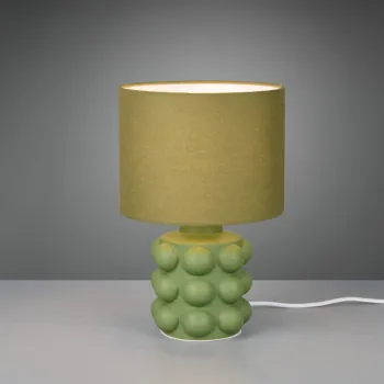 Lampa de masa Kate, RL, 20x30 cm, 40W, 1x E14, ceramica, verde imagine