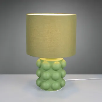 Lampa de masa Kate, RL, 30x47 cm, 60W, 1x E27, ceramica, verde imagine