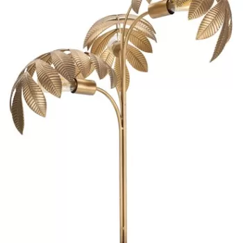 Lampa de masa, Leaf, Mauro Ferretti, 3 x E27, 40W, O57 x 81 cm, fier, auriu imagine