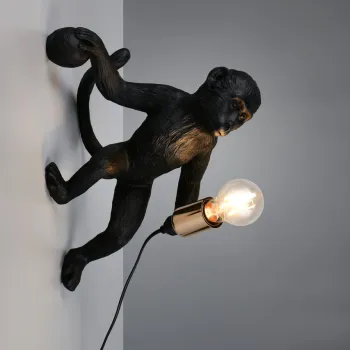 Lampa de masa Louy, RL, 35x20x36.5 cm, 15W, 1x E27, polirasina, negru imagine