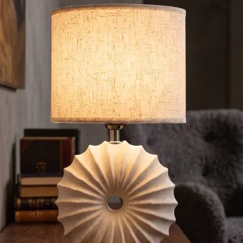 Lampa de masa, Mauro Ferretti, Anemone, 22x16x40 cm, ceramica/fier, nisip imagine