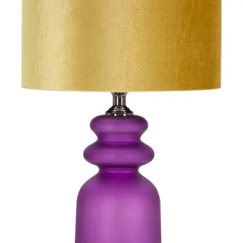 Lampa de masa Milva, Mauro Ferretti, 1 x E27, 40W, 32.5x57.5 cm, sticla/fier/catifea, verde/gri imagine