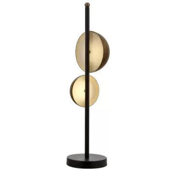 Lampa de masa, ML-9113-2BSY, Aurora, 15 x 60 cm, 4 x E14, 40W, negru imagine