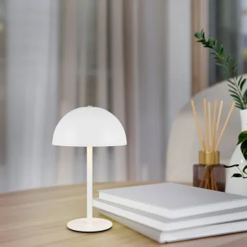 Lampa de masa Munoz, RL, 13x21 cm, 1.3W, 1x SMD, metal, alb mat imagine