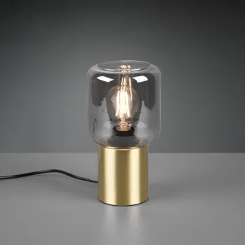 Lampa de masa Nico, RL, 13x24 cm, 40W, 1x E27, metal, bronz mat imagine