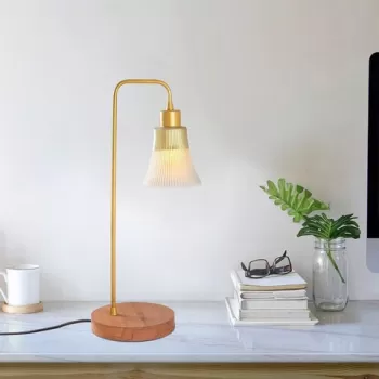 Lampa de masa, Noor, 525NOR2103, Metal, Auriu imagine