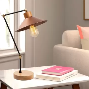 Lampa de masa, Noor, 525NOR2122, Metal, Cupru imagine