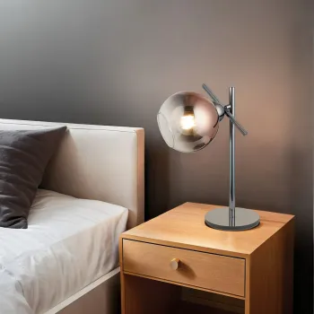 Lampa de masa, Opviq, 341LCA1406, Cobalt imagine