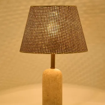 Lampa de masa, Opviq, 377KLT1102, Maro / Bej imagine