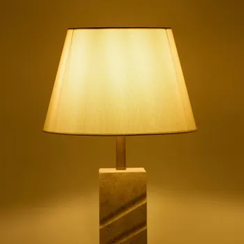 Lampa de masa, Opviq, 377KLT1111, Crem imagine