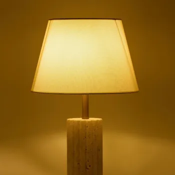 Lampa de masa, Opviq, 377KLT1115, Crem imagine