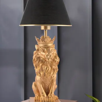 Lampa de masa, Opviq, 390FLH2242, Negru imagine