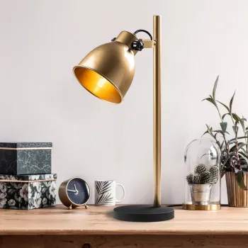 Lampa de masa, Opviq, 521SHN2253, Auriu imagine