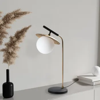 Lampa de masa, Opviq, 521SHN2264, Negru imagine