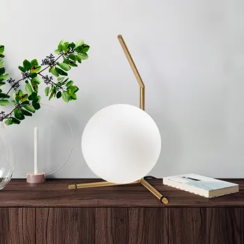 Lampa de masa, Opviq, 521SHN2279, Auriu imagine