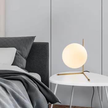 Lampa de masa, Opviq, 521SHN2281, Auriu imagine