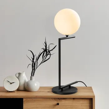 Lampa de masa, Opviq, 521SHN2282, Negru imagine