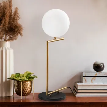 Lampa de masa, Opviq, 521SHN2283, Auriu imagine