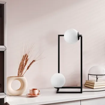 Lampa de masa, Opviq, 521SHN3674, Negru imagine