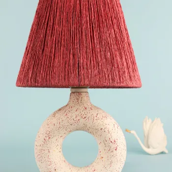 Lampa de masa, Opviq, 687HMY1486, Bej imagine