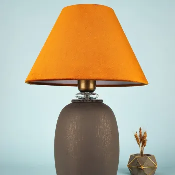 Lampa de masa, Opviq, 687HMY1491, Gri imagine