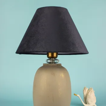 Lampa de masa, Opviq, 687HMY1492, Gri imagine