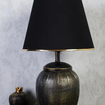 Lampa de masa, Opviq, 687HMY2176, Negru imagine