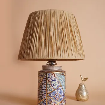 Lampa de masa, Opviq, 687HMY2213, Multicolor imagine