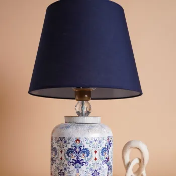 Lampa de masa, Opviq, 687HMY2216, Albastru imagine