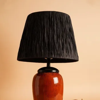 Lampa de masa, Opviq, 687HMY2225, Rosu maro imagine