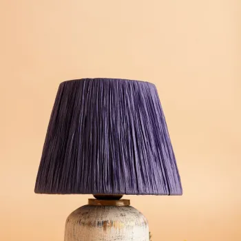 Lampa de masa, Opviq, 687HMY2245, Alb/Albastru imagine