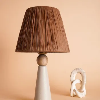 Lampa de masa, Opviq, 687HMY2278, Gri imagine