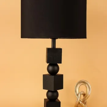 Lampa de masa, Opviq, 687HMY2368, Negru imagine
