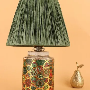 Lampa de masa, Opviq, 687HMY2379, Verde imagine