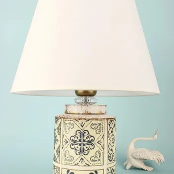 Lampa de masa, Opviq, 687HMY2384, Alb imagine