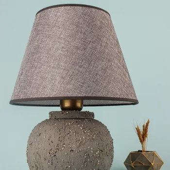 Lampa de masa, Opviq, 687HMY2401, Gri imagine